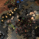 AlphaStar (Zerg in green) winning a final encounter using late game, high-tech units.